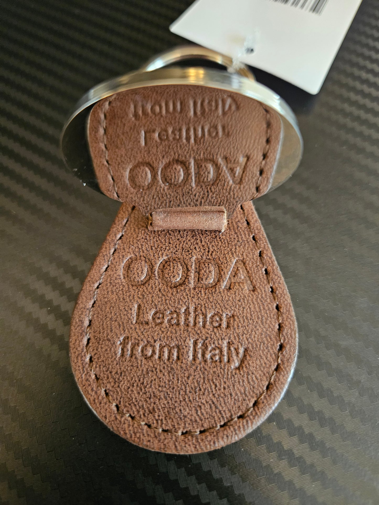 OODA United States Marine Corps Leather Key Chain - Brown