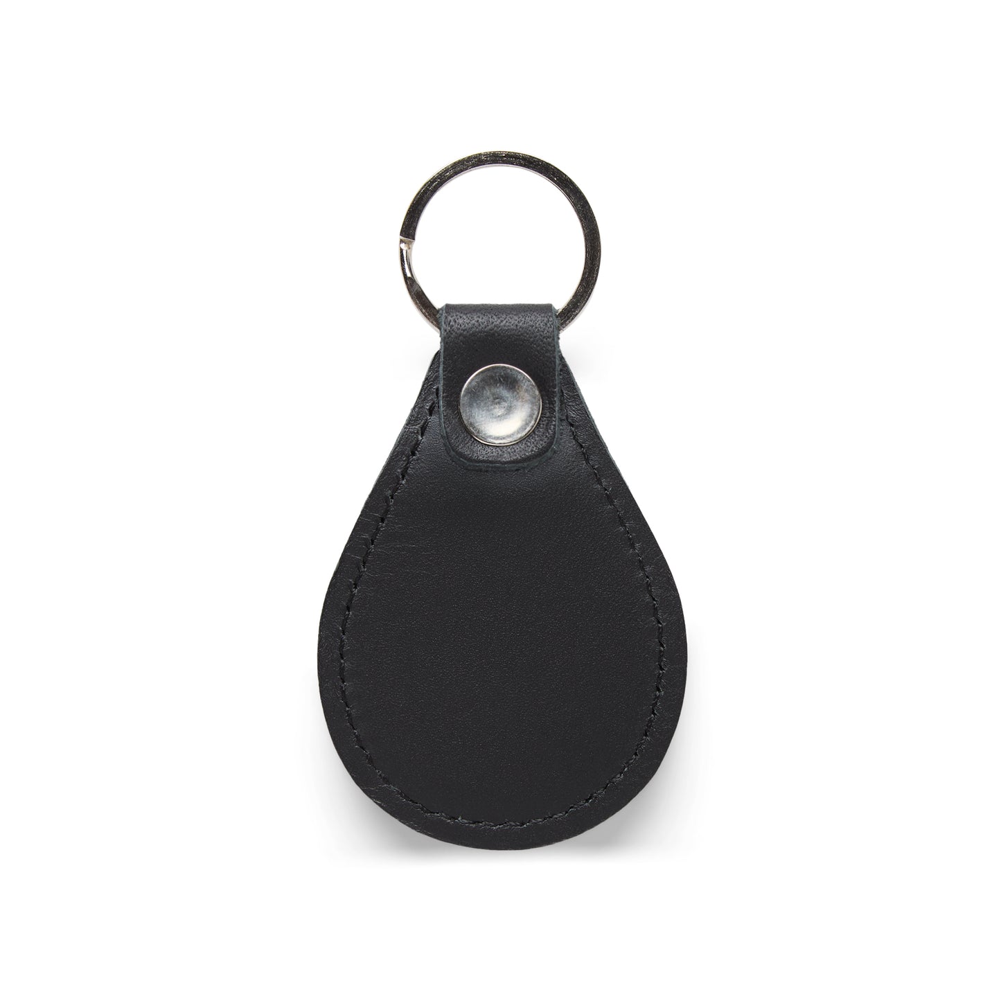 OODA United States Navy Leather Key Chain - Black